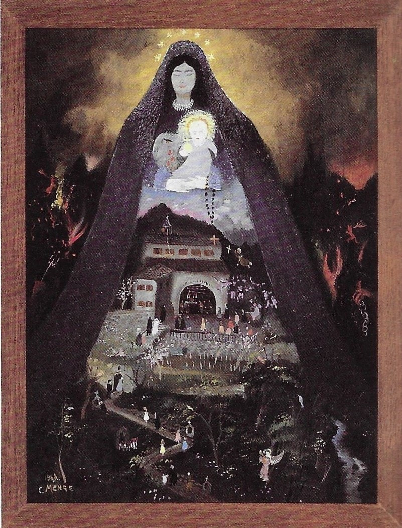 Charles Menge Ex-voto Ermitage Longeborgne pèlerinage Valais