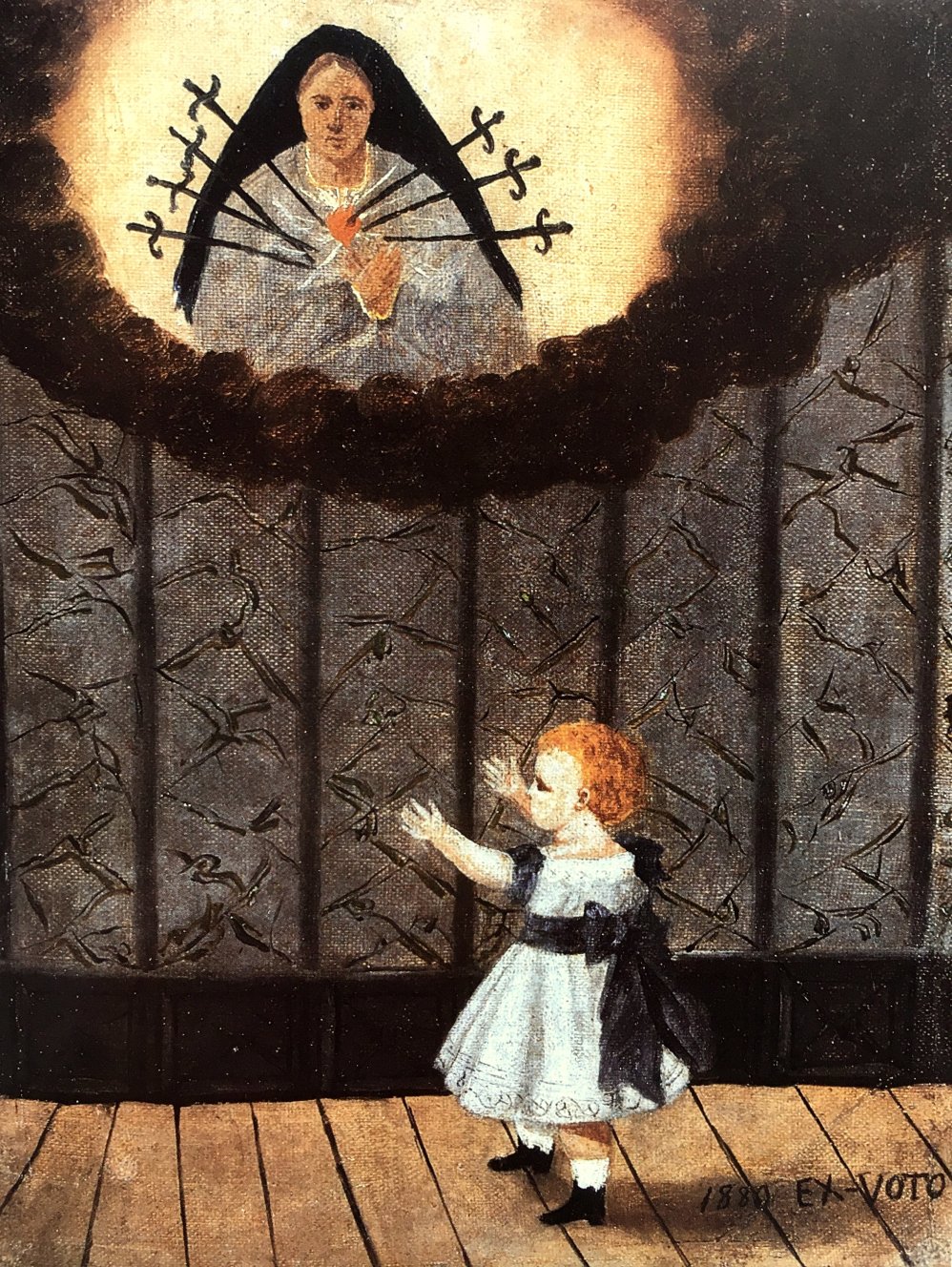 Hermann Cabrin Ex-voto Ermitage Longeborgne pèlerinage Valais