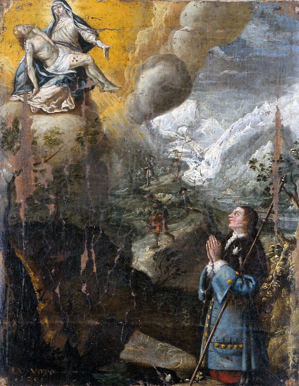 Ex-voto Joseph Rabiato Ermitage Longeborgne pèlerinage Valais