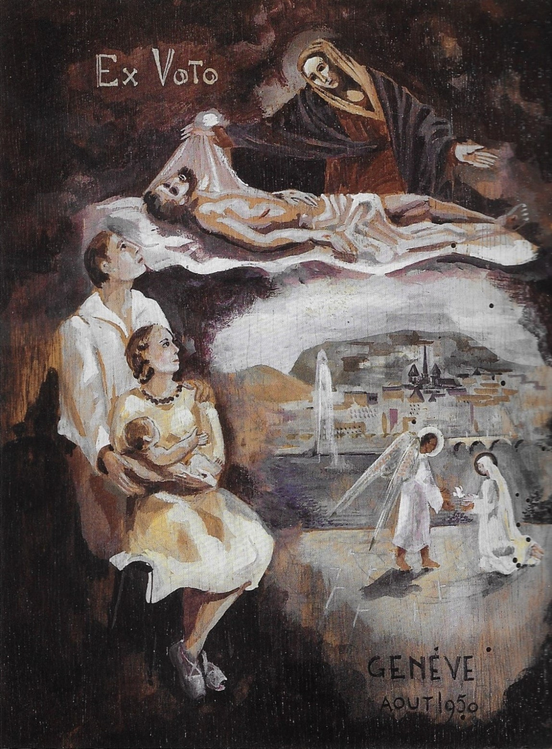 François Milo Pius Ex-voto Ermitage Longeborgne pèlerinage Valais